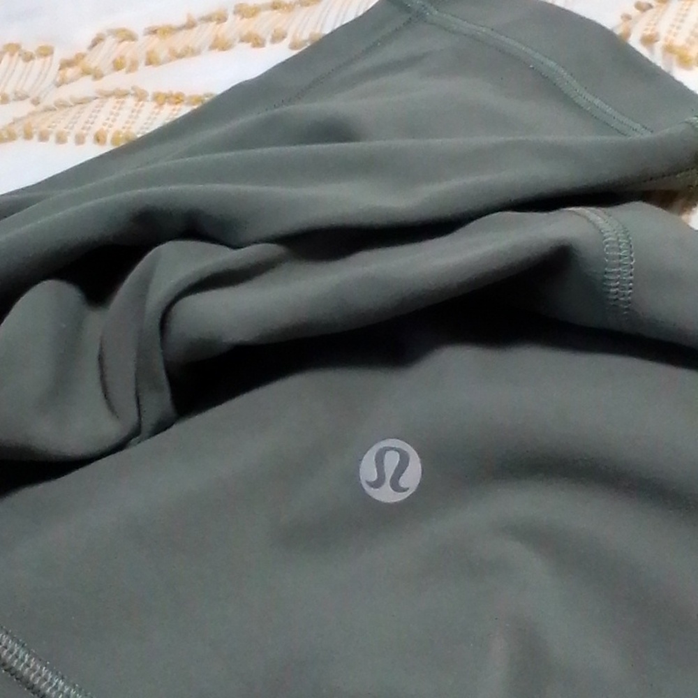 lululemon athletica Green Flare Leggings